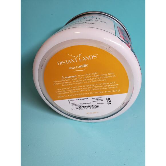 3 Wick Candle - Mocha Mint Latte - Distant Lands - Picture 3 of 4